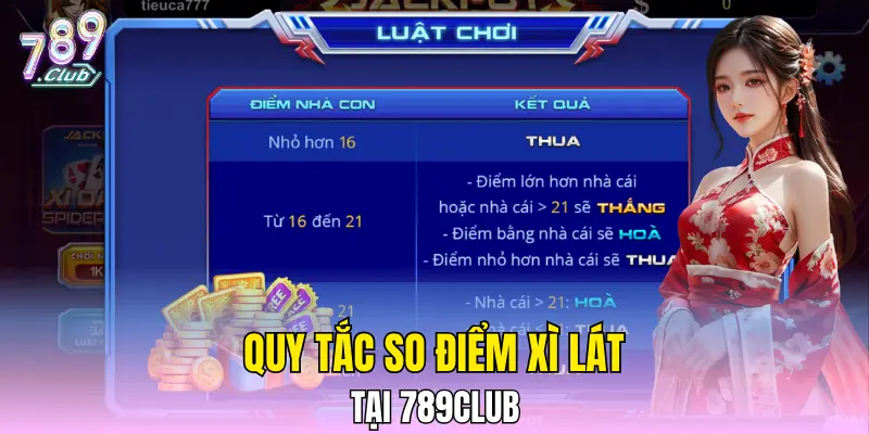Quy tắc so điểm Xì Lát tại 789CLUB